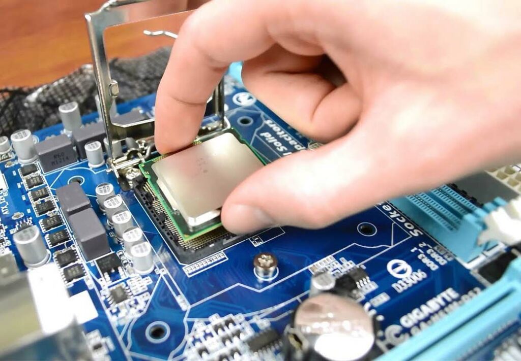 Placing a computer component